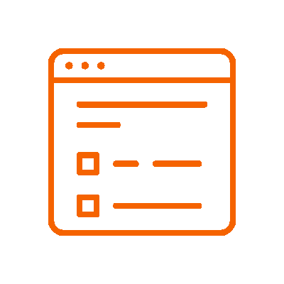 Icono de lista de control.
